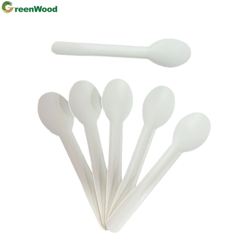 Biodegradable disposable paper tableware spoon paper disposable tableware