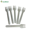Wholesale 100% paper Fork Compostable paper Cutlery Eco Friendly Fork Knife Spoon