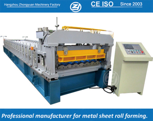 Rollo de teja estándar europeo estándar que forma la fábrica de máquinas con sistema de calidad ISO | ZHANGYUAN