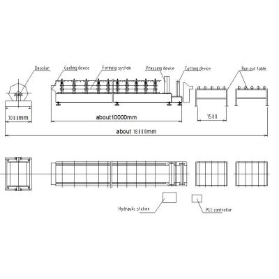 European standard customized aluminium step tile roll forming machine manufacturer with ISO quality system | ZHONGYUAN