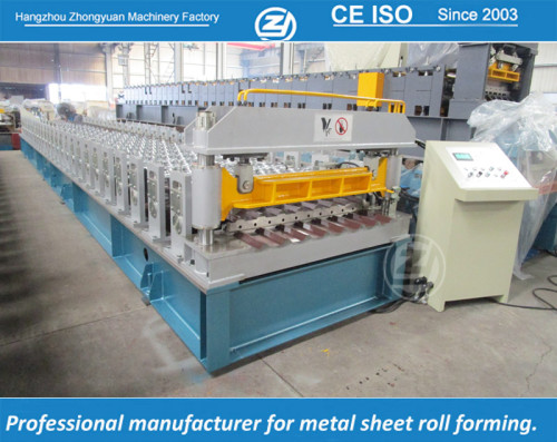 European standard customized trapezoidal sheet roll forming machine manuafaturer with ISO quality system | ZHONGYUAN