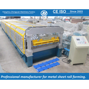 European standard customized India 1220&1450  Coil Width Roll Forming Machine manuafaturer with ISO quality system | ZHONGYUAN