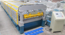 European standard customized aluminium long span roll forming machine manufacture with ISO quality system  | ZHONGYUAN