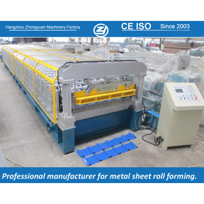 Rollo largo de aluminio personalizado estándar europeo que forma la máquina manuafaturer con sistema de calidad ISO | ZHANGYUAN