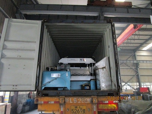 Step Tile Roll Forming Machine Delivery to Dominican