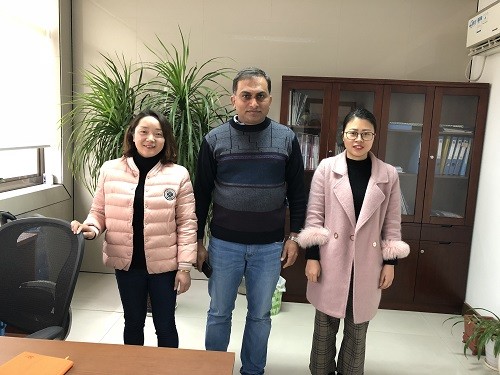 Visitor from India for Metal Roll Forming Machine on 2018. 01.19