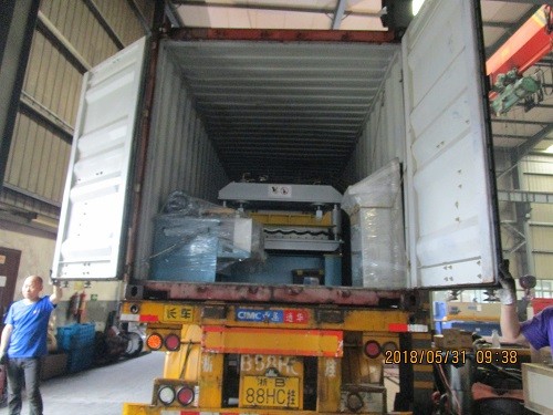 Delivery of Glazed Tile Roll Forming Machine to Serbia on May 31,2018