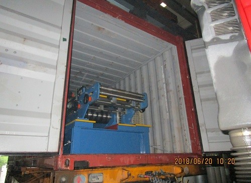 Delivery of Automatic cz PURLIN ROLL FORMING MACHINE to Oman On June 20,2018