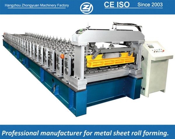 Estándar europeo personalizado Trapezoidal hojas que forman la máquina manuafaturer con sistema de calidad ISO | ZHANGYUAN