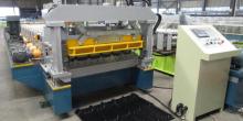 Gear box transmission high speed customized aluminium step tile roll forming machines factory with ISO quality system | ZHONGYUAN