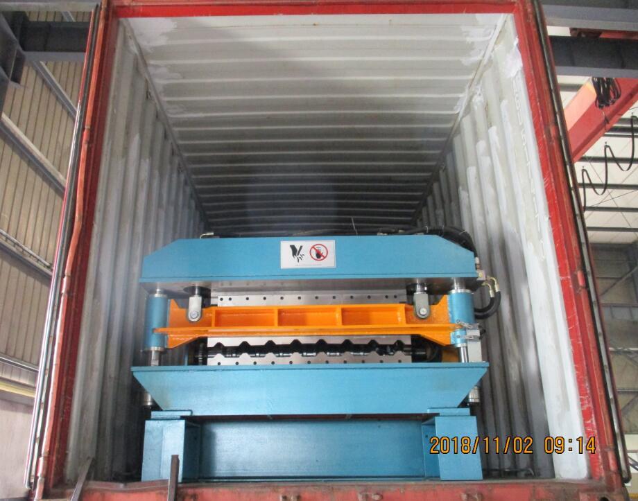 Delivery of high speed AG Profile Roll Forming Machine To USA On November 02,2018