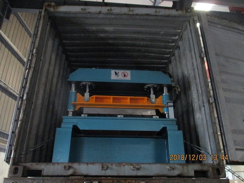 High speed deck roll forming machine with ISO quality system to Mexico