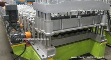 High speed customized aluminium Metropo roll forming machines factory with Gear Box Transmission | ZHONGYUAN