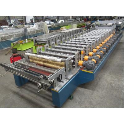 High speed customized Step Tile roll forming machines factory with Gear Box Transmission | ZHONGYUAN