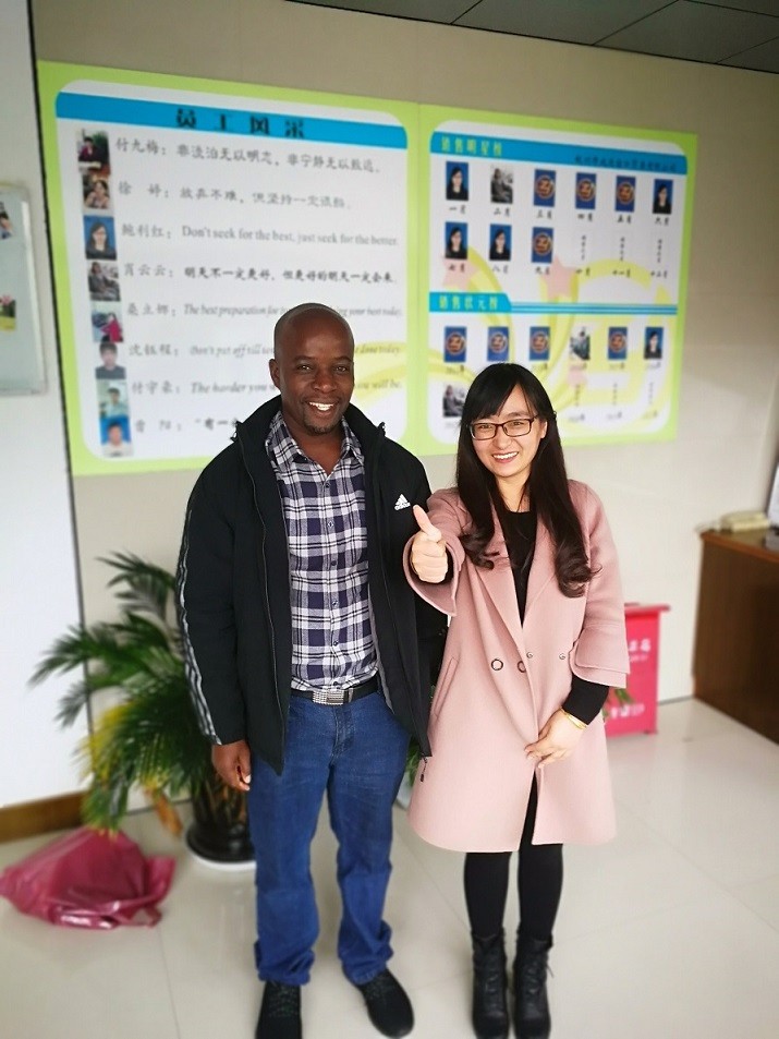 Customers Visited to Inspect His Ordered Three Sets of Roll Forming Equipment On November 19,2019