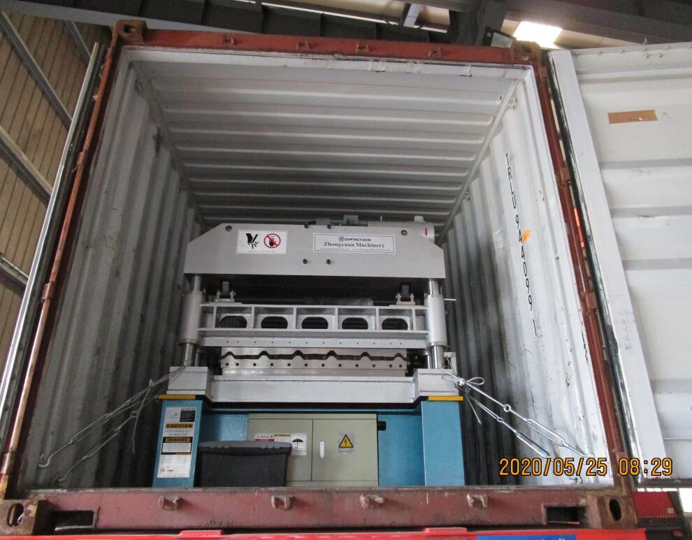 Metra roll forming machine delivery to Nigeria on May 25,2020