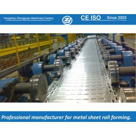 Cable Tray Roll Forming Machine - Mitsubishi PLC | ZHONGYUAN