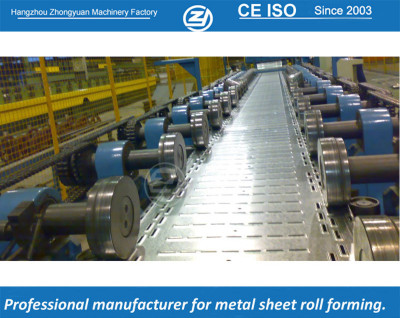 Cable Tray Roll Forming Machine - Mitsubishi PLC | ZHONGYUAN