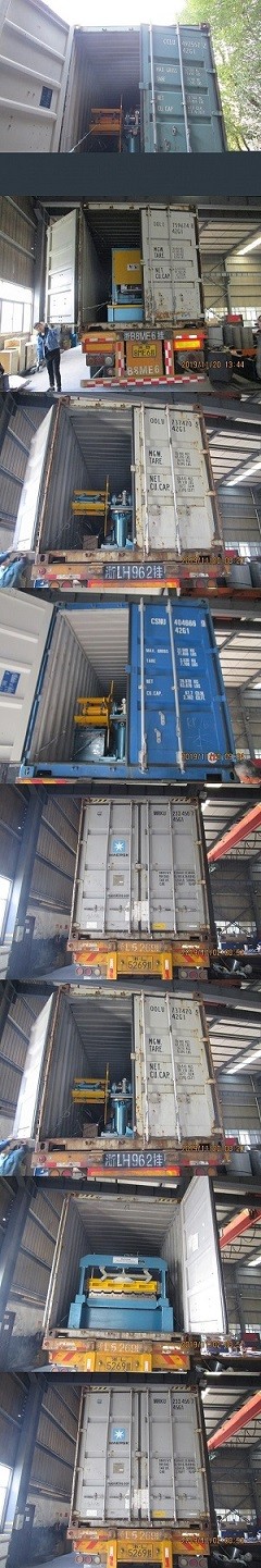 Delivered machines for roll forming machines in Zhongyuan in November 2019