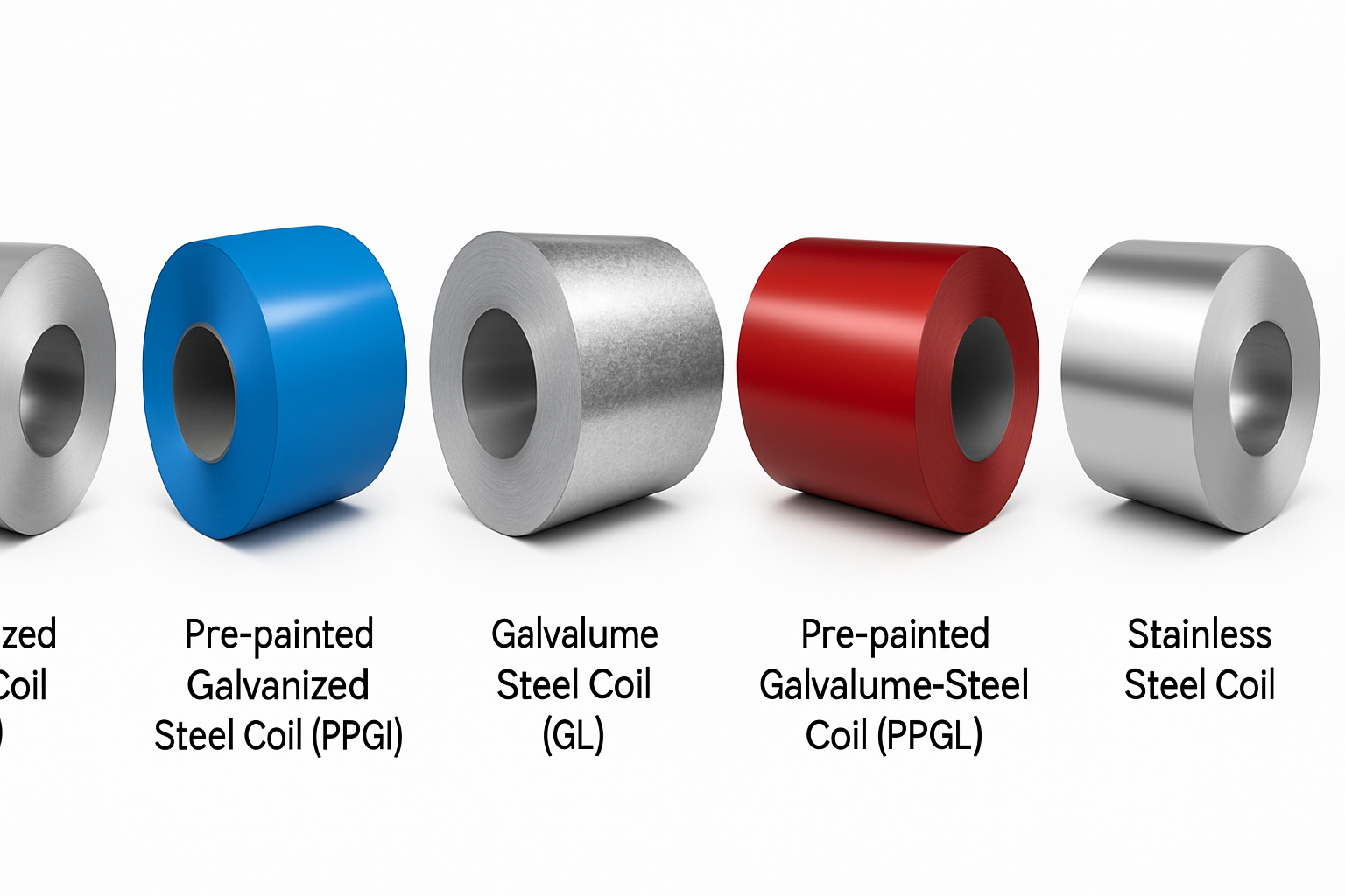 Steel Coil Types Comparison