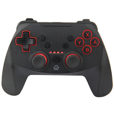 Контроллер Switch Pro для Nintendo, геймпад с переключателем Bluetooth, встроенный двигатель, регулируемая вибрация, 6-осевой соматосенсор, беспроводной игровой пульт (поддержка обновленной версии)