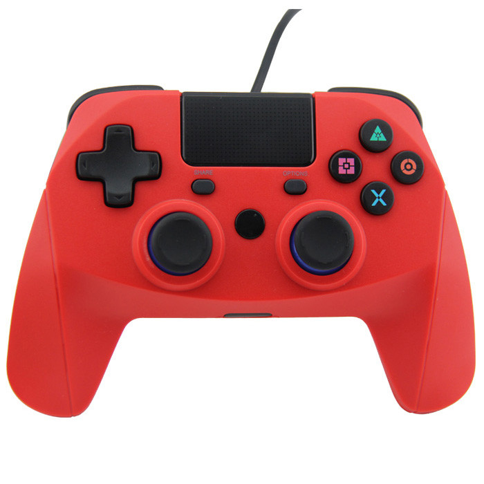 PS4-Controller USB-Kabel für Playstation 4, Plug-and-Play-Videospiel-Gamepad-Joystick für 2018 Neueste PS4-Konsole / PS4 Slim / PS4 Pro / PS3 / PC 360 Windows 7/8/10 (7 Farben)