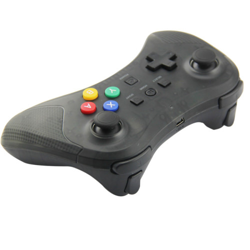 Controller di gioco wireless, telecomando Bigaint Black Classic Gamepad Joypad per Nintendo Wii U Pro