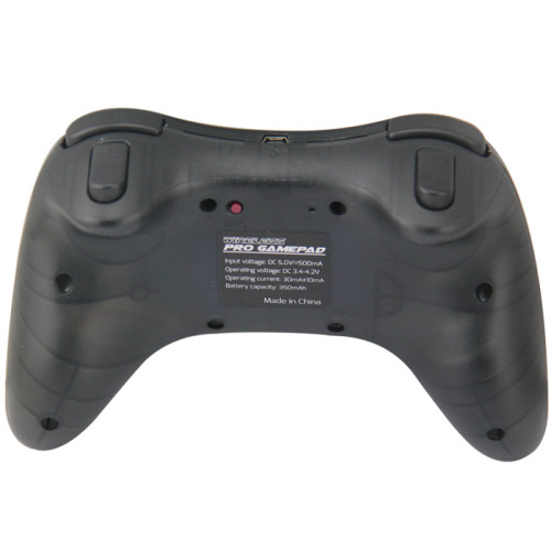 Controlador de juegos inalámbrico, Bigaint Black Classic Gamepad Joypad Remote para Nintendo Wii U Pro