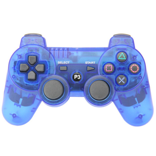 El controlador bluetooth inalámbrico DualShock 3 para el sistema PlayStation 3 brinda la experiencia de juego más intuitiva con sensores de presión Four Colors