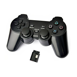 Contrôleur sans fil 3in1 2.4G pour PS2/PS3/PC deux couleurs