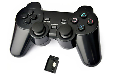 وحدة تحكم لاسلكية 3 في 1 2.4 جيجا لجهاز PS2 / PS3 / PC بلونين