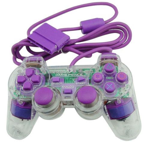 El controlador con cable PS2 para el adaptador de PlayStation 2 incluye para PC Win (7/10) Vibration Gamepad Joypad Six Colors