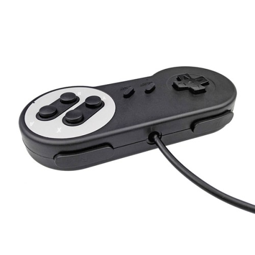 عصا التحكم SNES Retro USB Super Controller Gamepad ، USB PC Super Classic Controller Joypad Gamestick لنظام التشغيل Windows PC MAC Linux Raspberry Pi 3 Steam Sega Genesis Higan بلونين