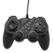 USB Pc Computer Vibration Shock Wired Gamepad Game Controller Joystick Game Pad (Black)