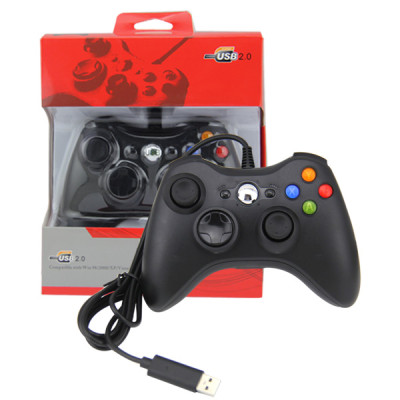 ゲーム コントローラー ゲームパッド USB 有線ショルダー ボタン 改善された人間工学に基づいたデザイン ジョイパッド ゲームパッド コントローラー Microsoft Xbox & Slim 360 PC Windows 7用