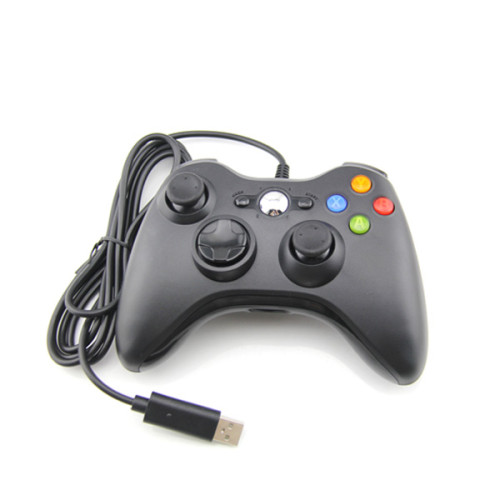 Controlador de juegos Gamepad USB con cable Hombros Botones Diseño ergonómico mejorado Joypad Gamepad Controller para Microsoft Xbox Slim 360 PC Windows 7