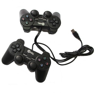 USB GamePad Joypad Double Dual Shock Gaming Controller Joystick for PC Computer Laptop Windows [Video Game]