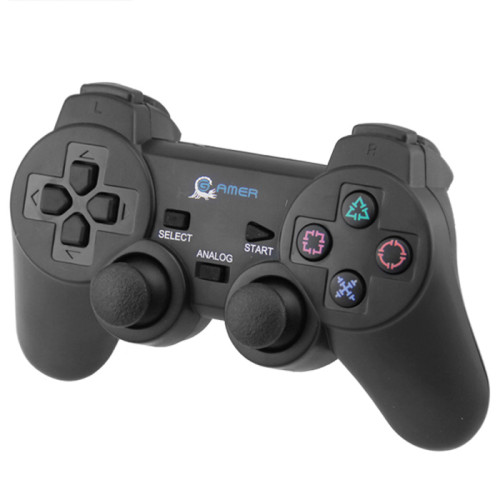 Freedom 2.4G Wireless Vibration Controller Gaming Joystick Gamepad Joypad for PC / PS2 / PS3