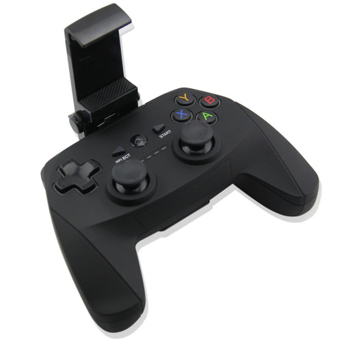 Gamepad inalámbrico Bluetooth 3.0 con soporte para teléfono para Android Smartphone Tablet PC, controlador de juegos portátil USB Joystick Joypad para PS3