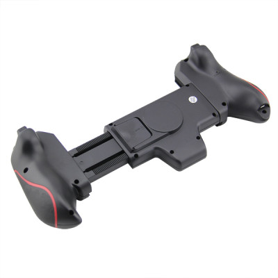 Wireless Bluetooth 3.0 Joystick Gamepad Controller 6 inch Telescopic Holder Android Tablet PC - Black+red/blue