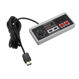 Manette de jeu NES Classic 1.8M / 6ft + câble d'extension de manette NES Classic 3M / 10ft, manette de jeu NES pour Super Nintendo Mini NES Classic Edition (1-PACK)