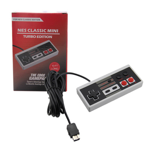 NES Classic Game Controller 1.8M / 6ft + NES Classic Controller Extension Cable 3M/10ft, NES Game Controller para Super Nintendo Mini NES Classic Edition (1-PACK)