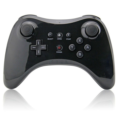 Wii U Pro Controller - Gamepad de controlador analógico dual Bluetooth recargable inalámbrico para Nintendo Wii U con cable de carga USB Tres colores