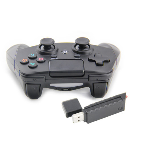 Controlador PS4, Gamepad inalámbrico Bluetooth Controlador DualShock 4 para PlayStation 4 Panel táctil Joypad con juego de vibración dual Control remoto Joystick