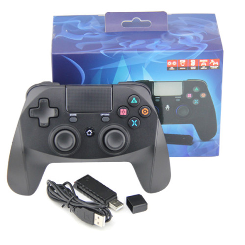Controlador PS4, Gamepad inalámbrico Bluetooth Controlador DualShock 4 para PlayStation 4 Panel táctil Joypad con juego de vibración dual Control remoto Joystick