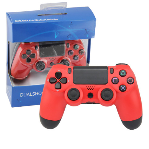 Controlador PS4, Gamepad Bluetooth Six Axies DualShock 4 Controlador inalámbrico para PlayStation 4 Panel táctil Joypad con doble vibración, Manera instantáneamente oportuna para compartir Joystick (Embalaje de la versión de EE. UU.) Cuatro colores
