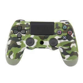 Manette sans fil Bluetooth pour PS4 Vibration Joystick Gamepad Manette de jeu PS4 (camouflage vert armée) Version US Emballage