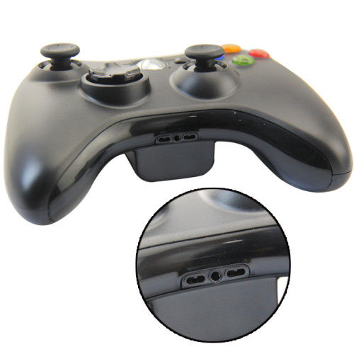 Controlador inalámbrico Game Pad para usar con Microsoft Xbox 360 (negro)