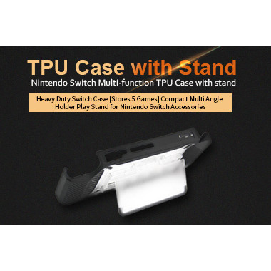 Estuche de TPU multifunción para Nintendo Switch con soporte