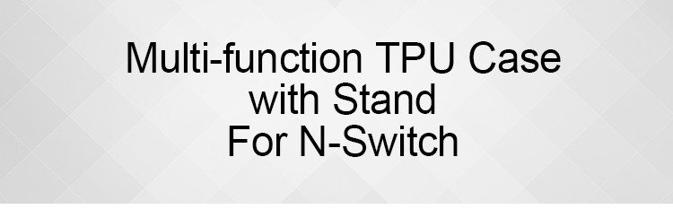 Custodia in TPU multifunzione per Nintendo Switch con supporto